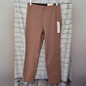 A New Day Various Sizes Skinny Ankle Stretch Plaid Womens Slacks